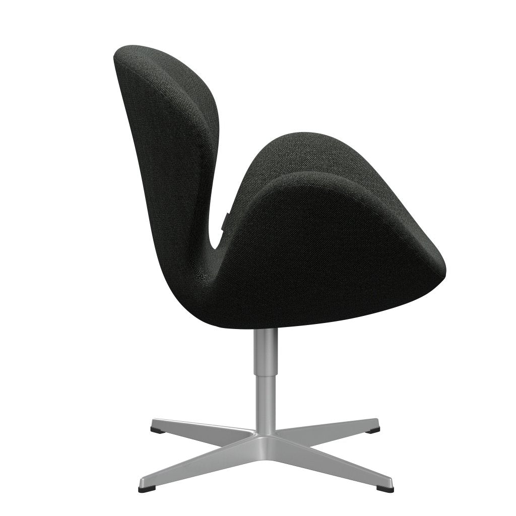 Fritz Hansen Swan Lounge Chair, Silver Grey/Hallingdal Negro/Gris (368)