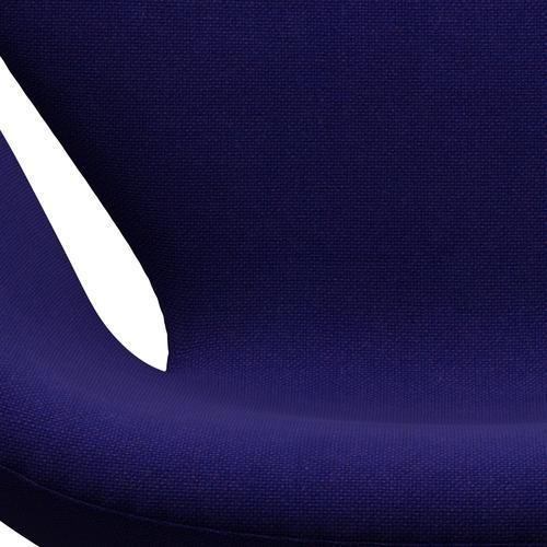 弗里茨·汉森·斯旺休息室椅子，银灰色/哈林达尔紫罗兰色