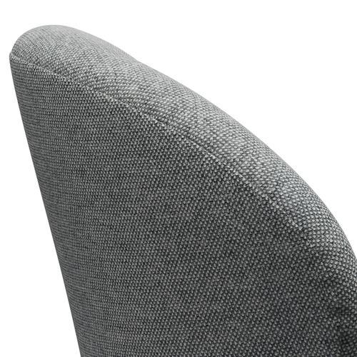 Fritz Hansen Swan Lounge stol, sølvgrå/Hallingdal hvid grå