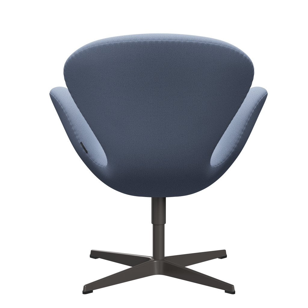 Fritz Hansen Swan Lounge Chair, Warm Graphite/Capture Blue (4902)