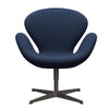 Fritz Hansen Swan Lounge Chair, warmes Graphit/Christianshavn dunkelblau