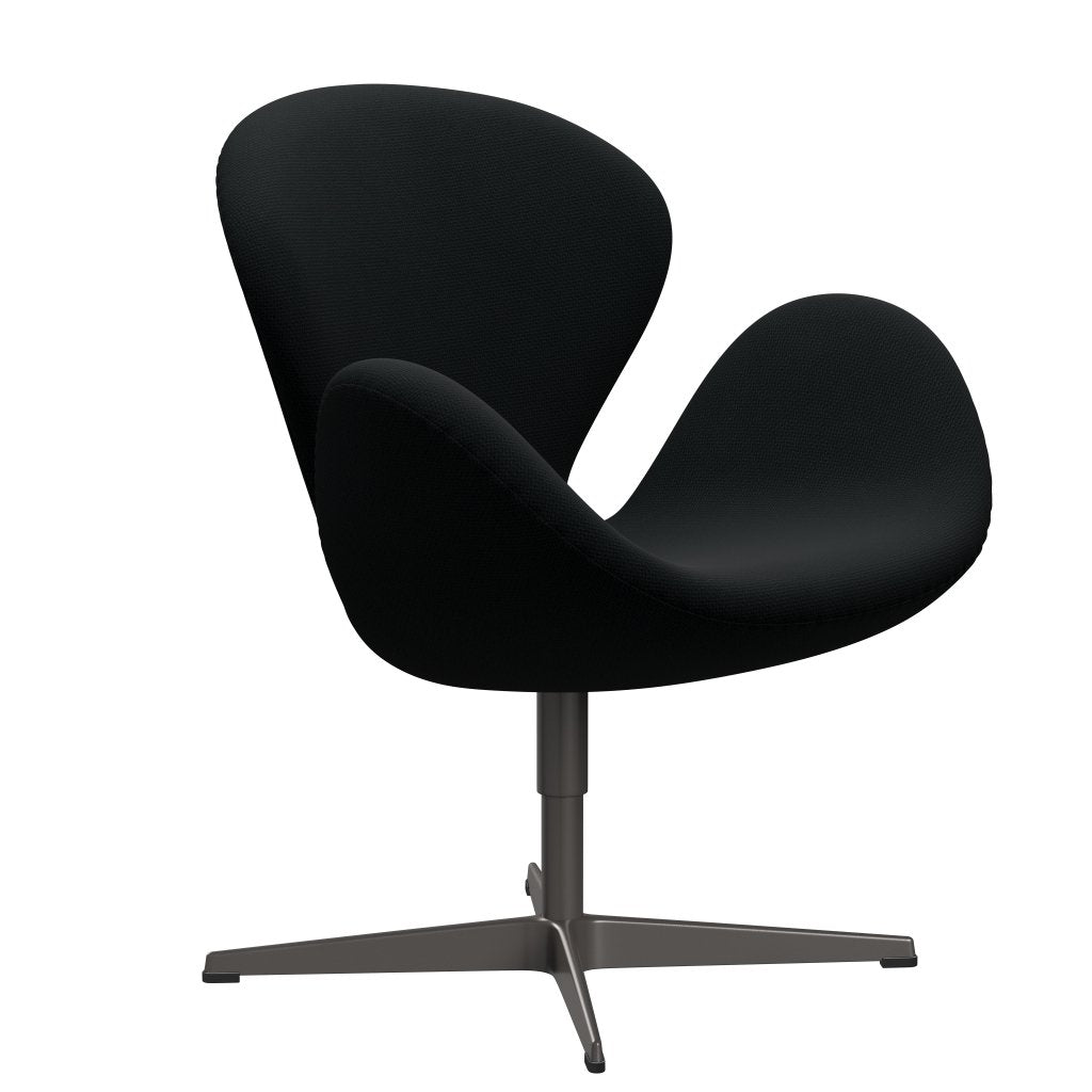 Fritz Hansen Swan Lounge Chair, warmes Graphit/Diablo schwarz