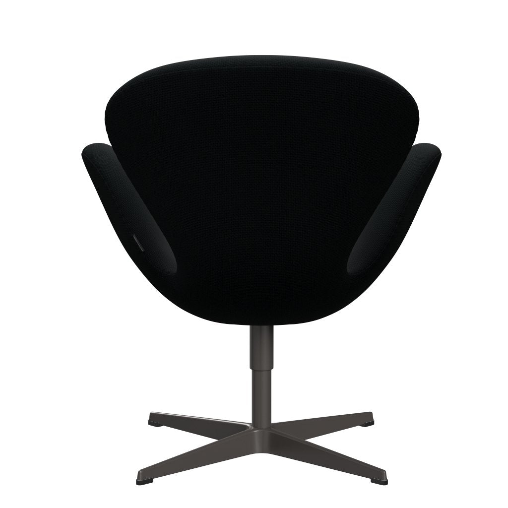 Fritz Hansen Swan Lounge -stoel, warm grafiet/diablo zwart