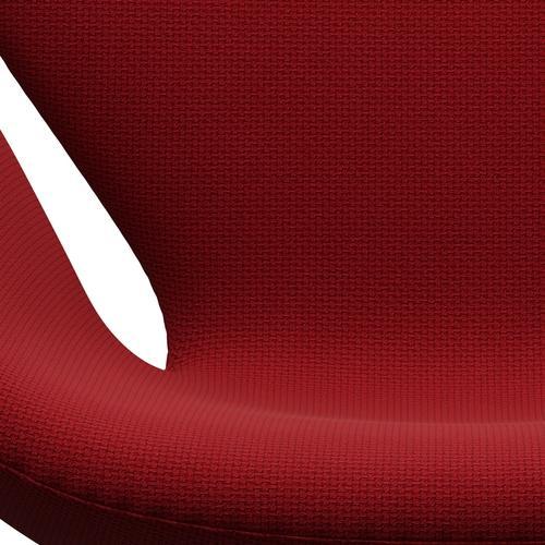 Fritz Hansen Swan Lounge stoel, warm grafiet/diablo warm rood