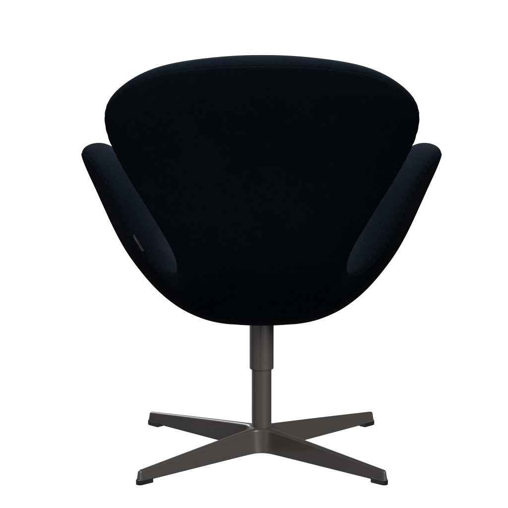 Fritz Hansen Swan Lounge Chair, warmes Graphit/Divina dunkelblau