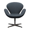 Fritz Hansen Swan Lounge Chair, Graphite chaud / Divina Gray