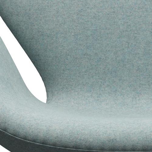 Fritz Hansen Swan Lounge Stuhl, warmer Graphit/Divina MD Mint