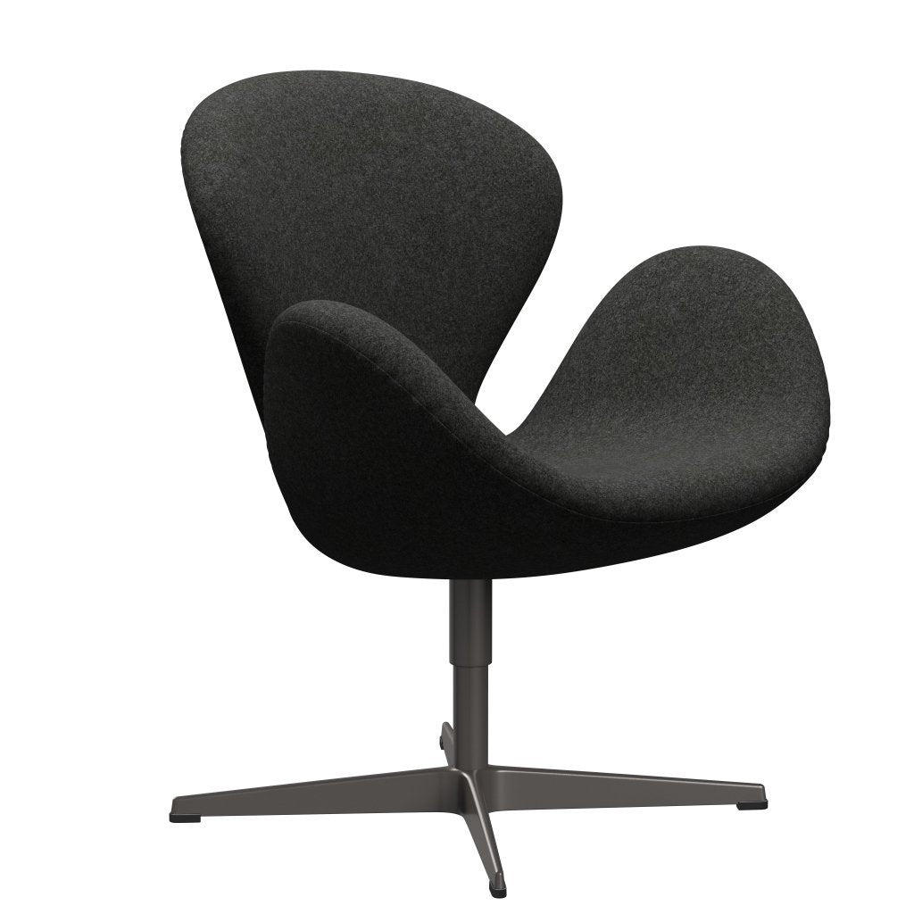 Fritz Hansen Swan Lounge Chair, warmes Graphit/Divina Melange Grey