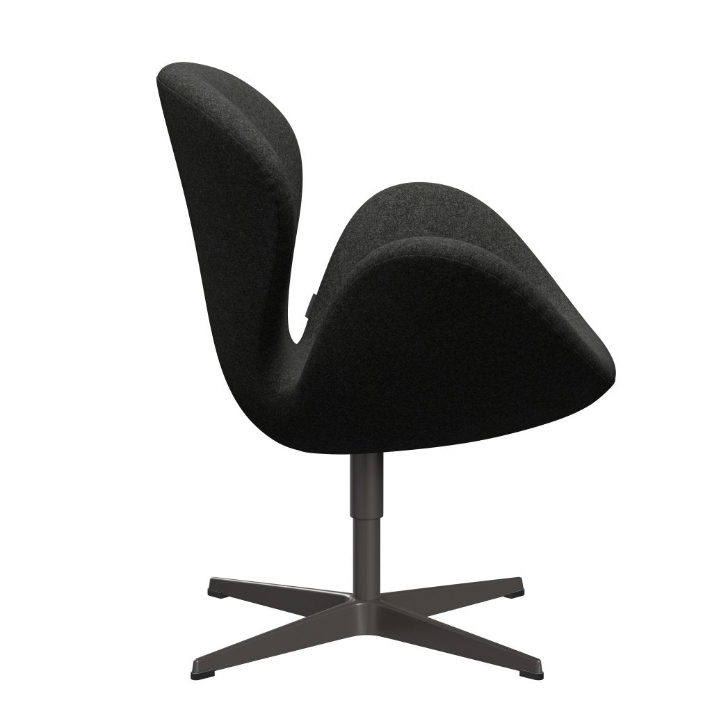 Fritz Hansen Swan Lounge Chair, warmes Graphit/Divina Melange Grey