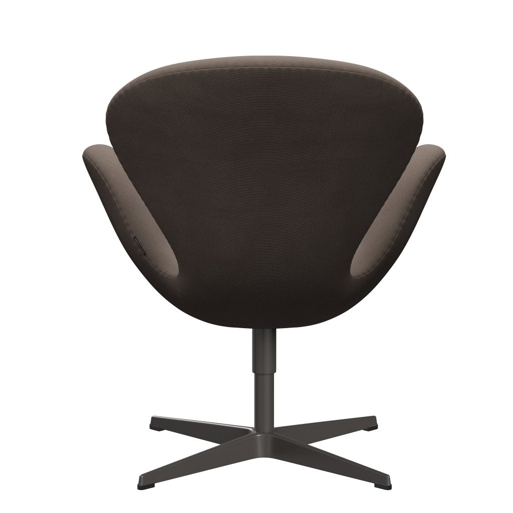 Fritz Hansen Swan Lounge Chair, warmes Graphit/Ruhm Silber Dunkel