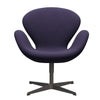 Fritz Hansen Joutsen lounge -tuoli, lämmin grafiitti/maine violetti tumma