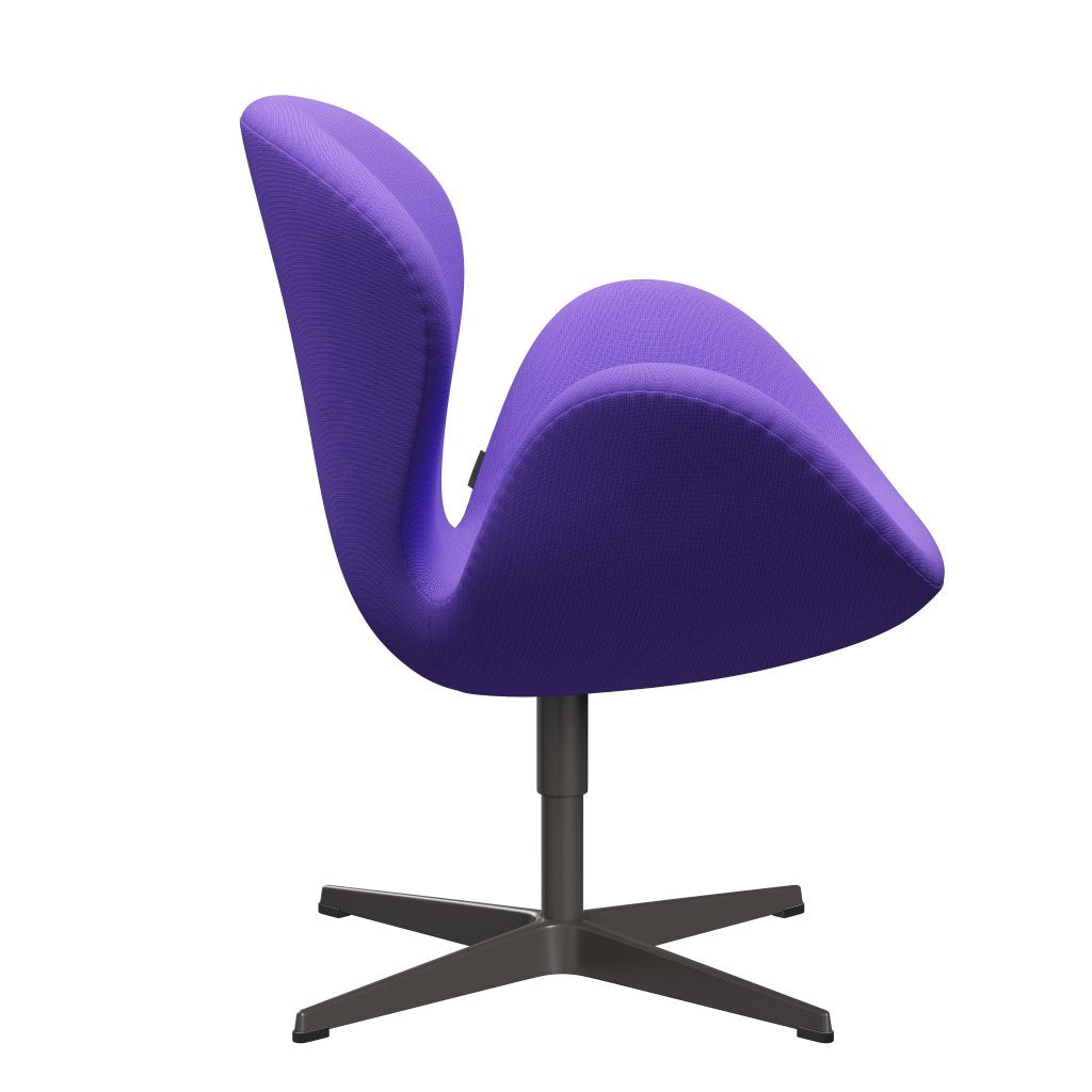 弗里茨·汉森·斯旺（Fritz Hansen Swan）休息椅，温暖的石墨/名望紫色