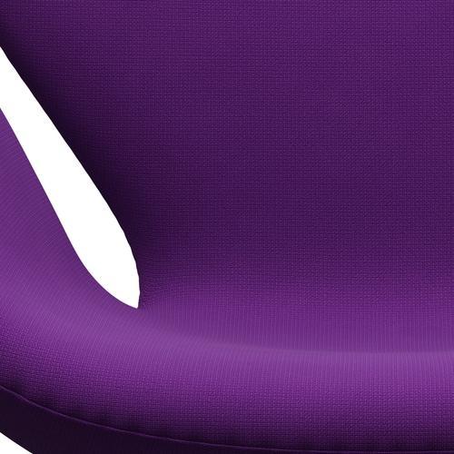 Fritz Hansen Swan Lounge -stoel, warme grafiet/roem violet