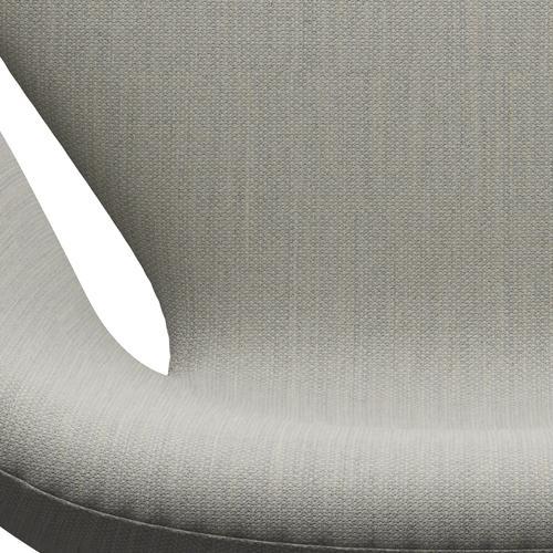 Fritz Hansen Chaise salon de cygne, graphite chaud / fiord beige / pierre