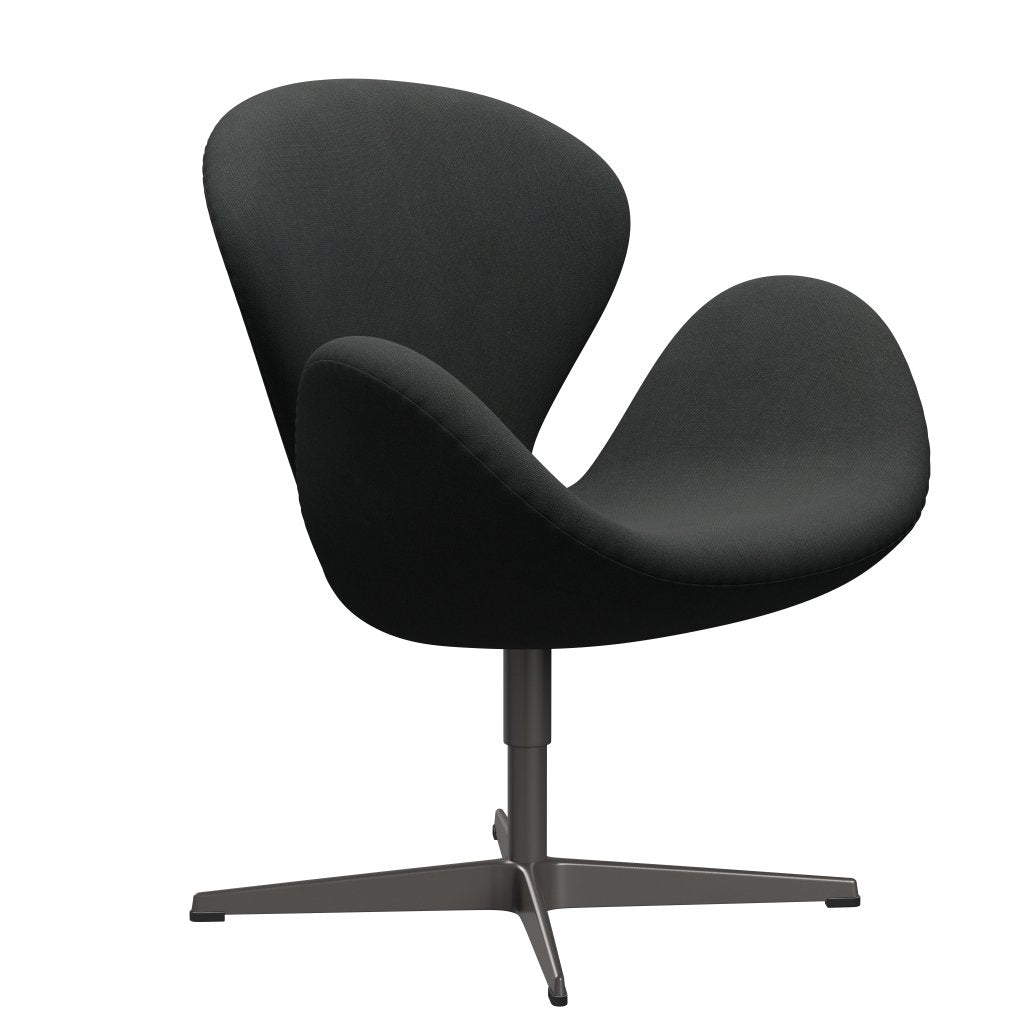 Fritz Hansen Swan Lounge Chair, Warm Graphite/Fiord Charcoal Gray