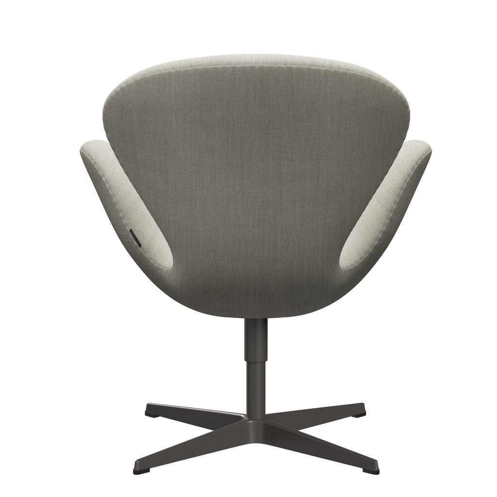 Fritz Hansen Swan Lounge -stoel, warm grafiet/fiord grijs