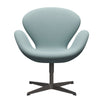 Fritz Hansen Swan Lounge stoel, warm grafiet/fiord lichtblauw/steen