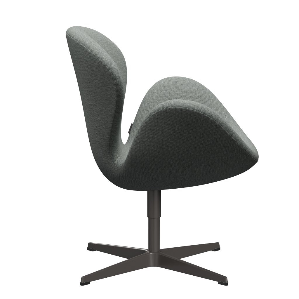 Fritz Hansen Swan休息室椅，温暖的石墨/fiord Medium Gray