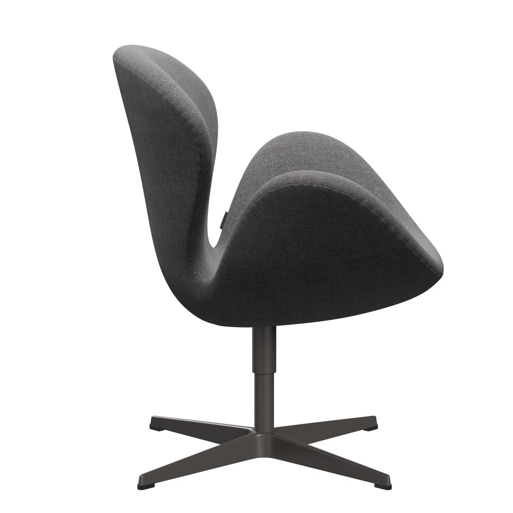Fritz Hansen Swan Lounge -stoel, warm grafiet/rimoenzout en peper