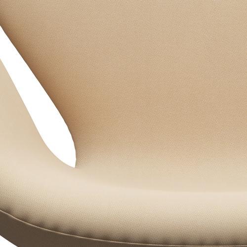 Fritz Hansen Swan Lounge Stuhl, warmes Graphit/Riminalwolle weiß