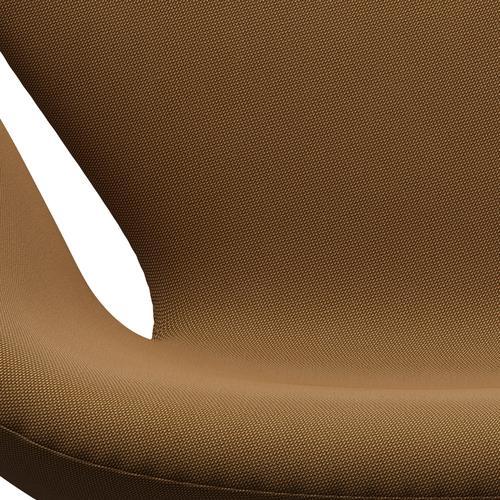 Fritz Hansen Swan Lounge -stoel, warm grafiet/rime delicate oranje/donkergrijs