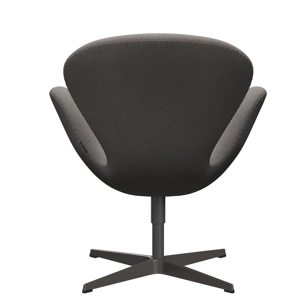 Fritz Hansen Swan Lounge stoel, warm grafiet/staalcut medium grijs