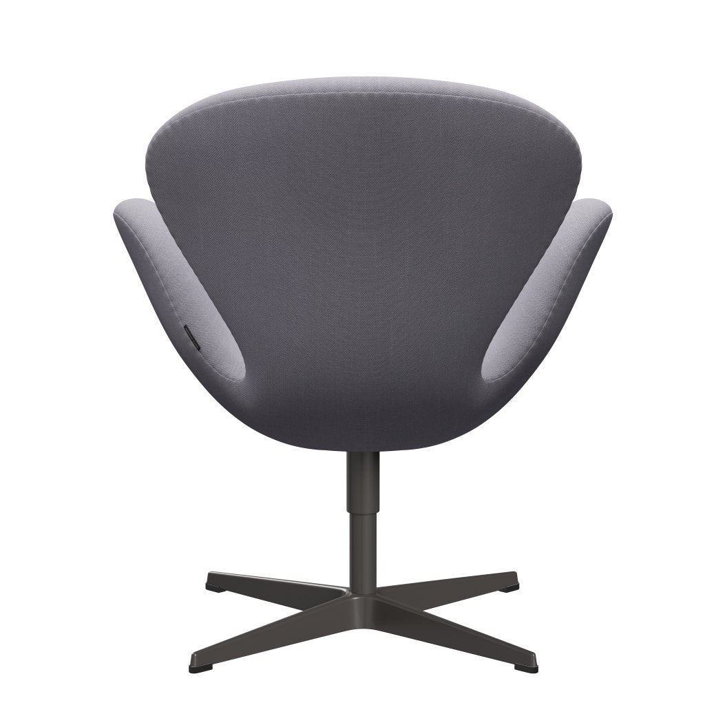 Fritz Hansen Swan Lounge -stoel, warm grafiet/staalcut siber grijs licht