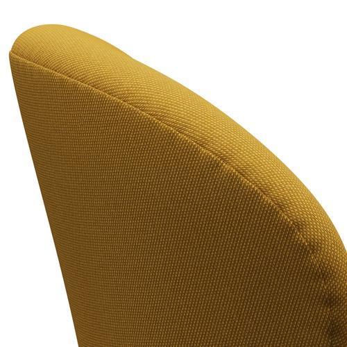 Fritz Hansen Swan Lounge Chair, Warm Graphite/Steelcut Trio Mustard