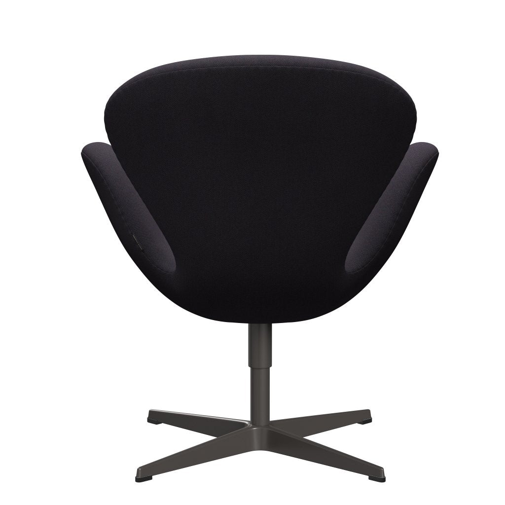 Fritz Hansen Swan Lounge -stoel, warm grafiet/staalcut trio warm donkerblauw