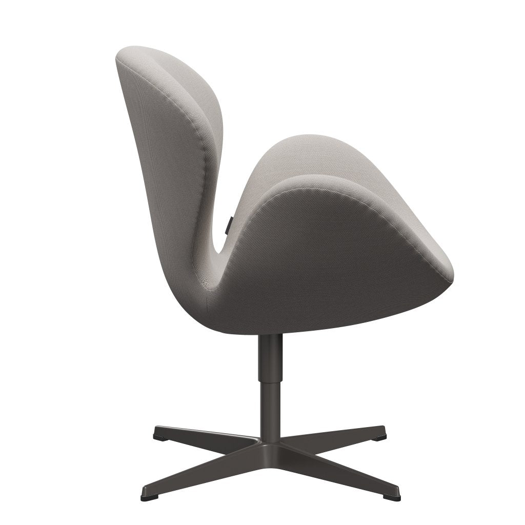 Fritz Hansen Swan Lounge Chair, Warm Graphite/Steelcut Trio White & Grey