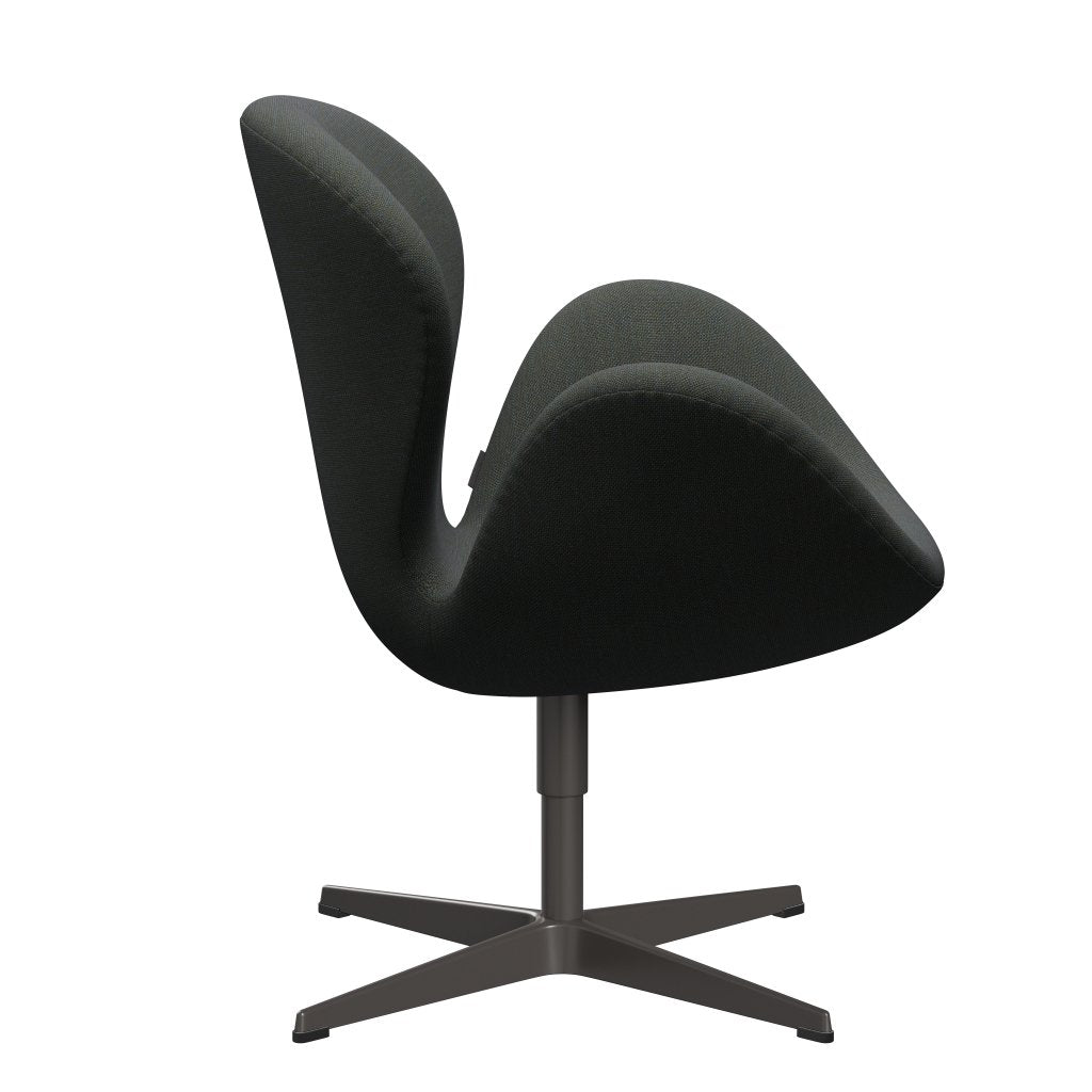 Fritz Hansen Swan Lounge Chair, warmes Graphit/Sunniva Marine/Olive