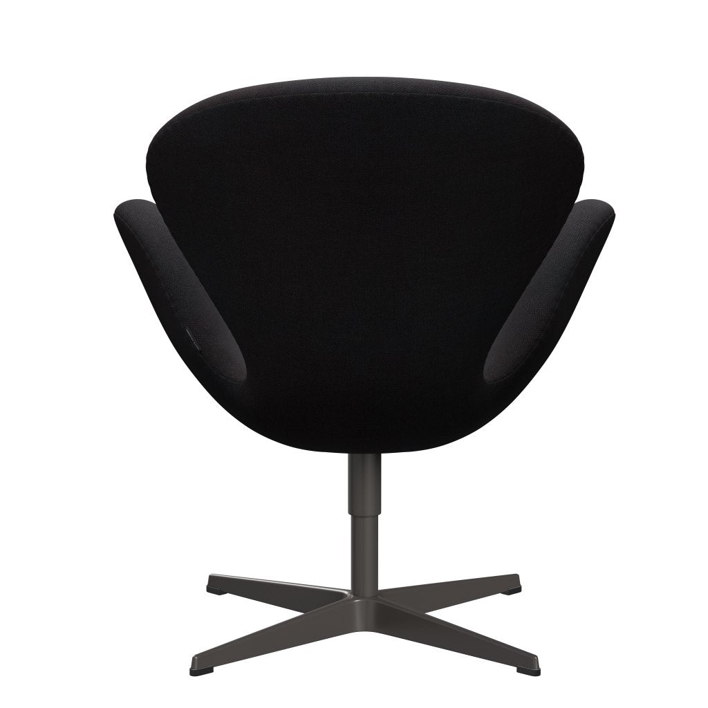 Fritz Hansen Swan Lounge Chair, Graphite chaud / Sunniva Black (683)