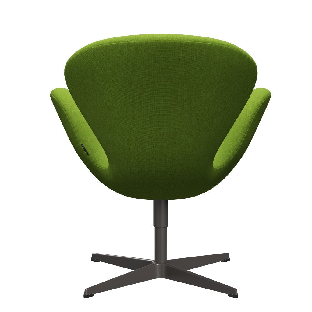Fritz Hansen Swan休息室椅子，温暖的石墨/Tonus Lime