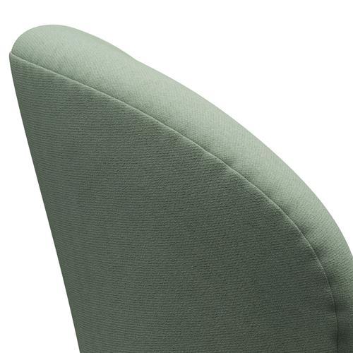 Fritz Hansen Swan Lounge Stuhl, warmer Graphit/Tonus Mintgrün