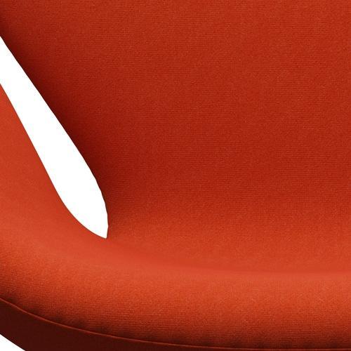Fritz Hansen Swan Lounge -tuoli, lämmin grafiitti/tonus oranssi (554)