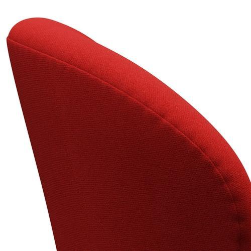 Fritz Hansen Swan Lounge Stuhl, warmer Graphit/Tonus Orange/Rot