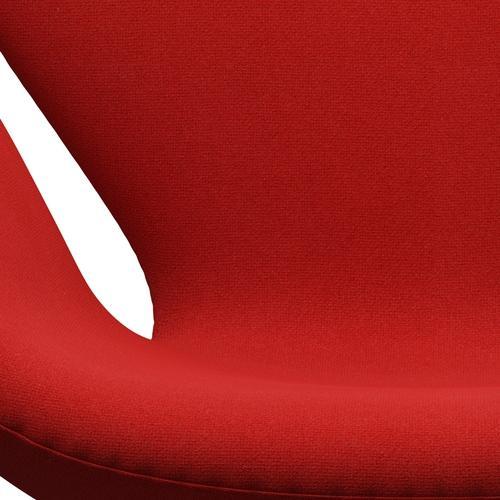 Fritz Hansen Swan Lounge -tuoli, lämmin grafiitti/tonus oranssi/punainen