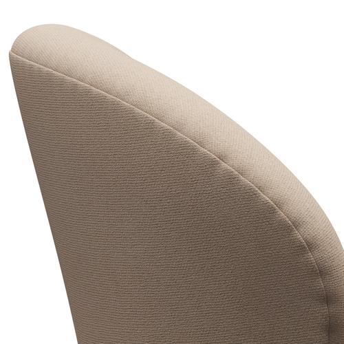 Fritz Hansen Swan休息室椅子，温暖的石墨/吨砂