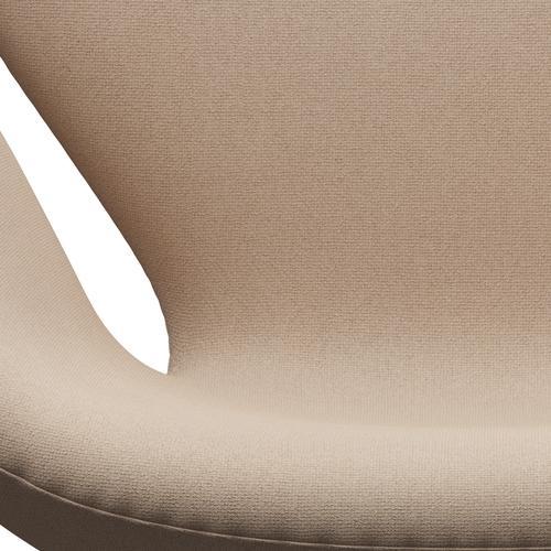 Fritz Hansen Swan Lounge Stuhl, warmer Graphit/Tonus Sand