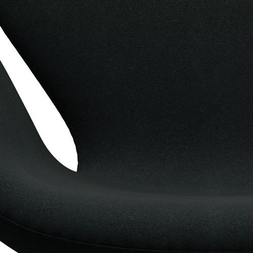 Fritz Hansen Swan Lounge Stuhl, warmer Graphit/Tonus schwarz