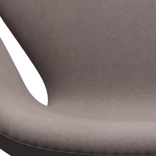 Fritz Hansen Swan Lounge stoel, warm grafiet/tonus stoffig zand