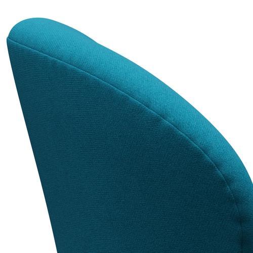 Fritz Hansen Swan Lounge Chair, warmer Graphit/Tonus türkis