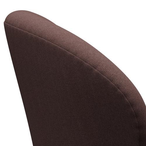 Fritz Hansen Swan Lounge -stoel, warm grafiet/tonus violet grijs