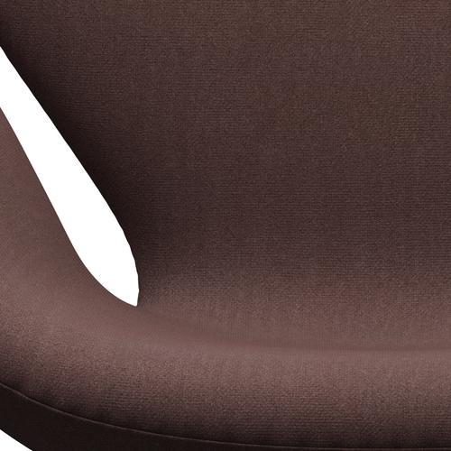 Fritz Hansen Swan Lounge Stuhl, warmer Graphit/Tonus violett grau