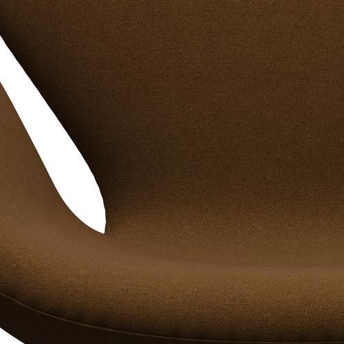 Fritz Hansen Swan Lounge Stuhl, warmer Graphit/Tonus warmes Braun (364)