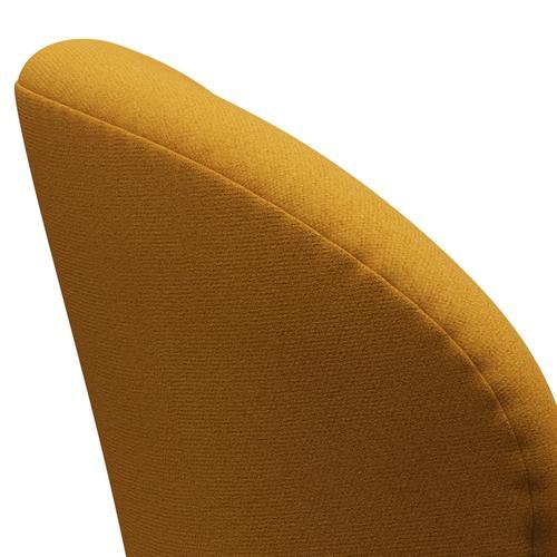 Fritz Hansen Swan Lounge Silla, Grafito cálido/Tonus cálido de amarillo
