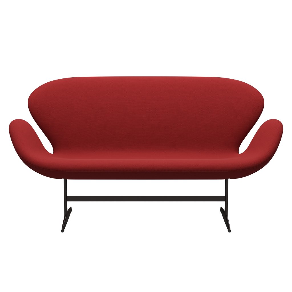 Fritz Hansen Swan Sofa 2 Seater, Brown Bronze/Steelcut Red