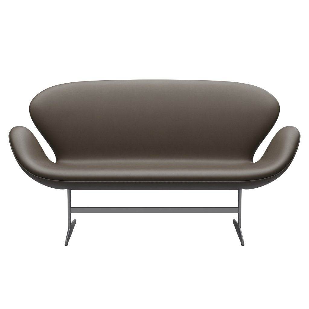 Fritz Hansen Swan Sofa 2 Seater, Silver Grey/Essential Stone