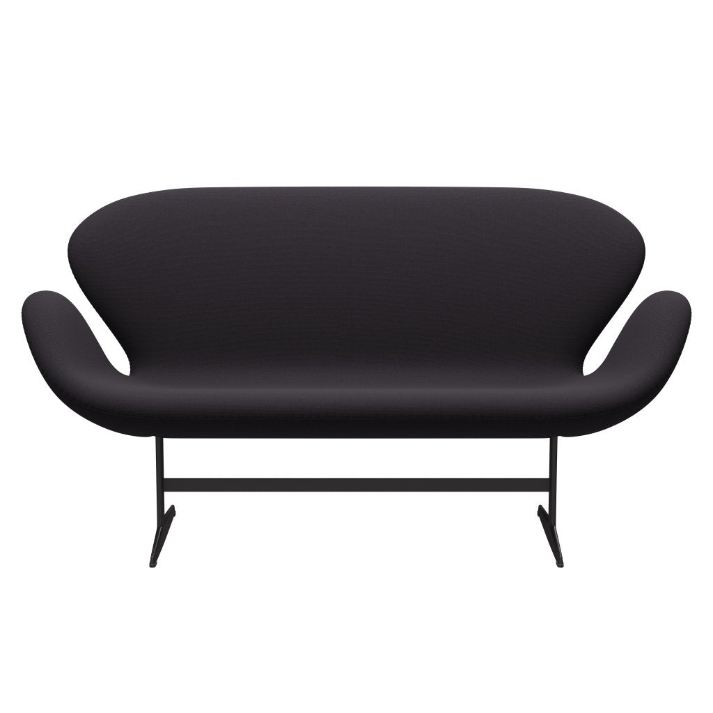 Fritz Hansen Swan Sofa 2 Seater, Warm Graphite/Steelcut Violet Dark