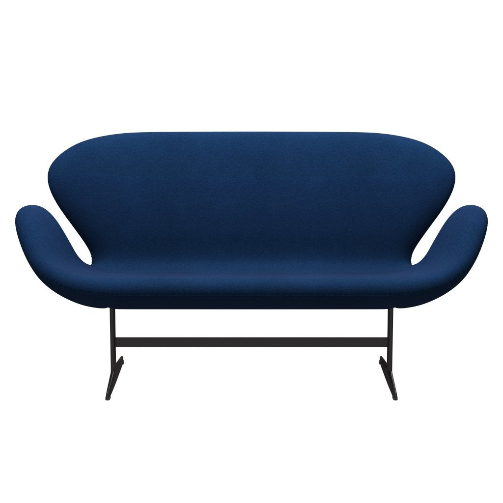 Fritz Hansen Swan Sofa 2 Seater, Warm Graphite/Tonus Dark Coral Blue
